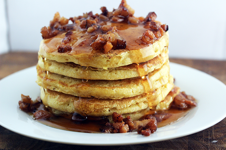 Honey Cornmeal Pancakes