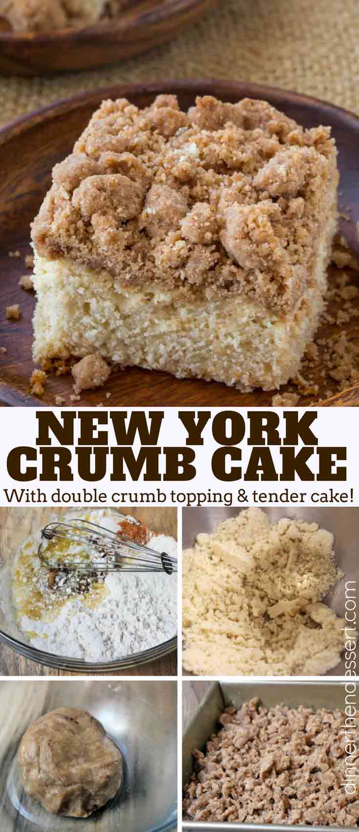 New York Crumb Cake Collage