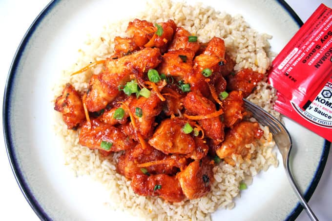 Spicy and sweet, with notes of orange flavor, this Orange Peel Chicken is a healthier version of the PF Chang's favorite!