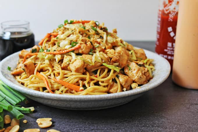 CPK Thai Peanut Chicken Pasta made with chicken, vegetables, and a honey-peanut sauce, this California Pizza Kitchen dish is easy to make at home. 