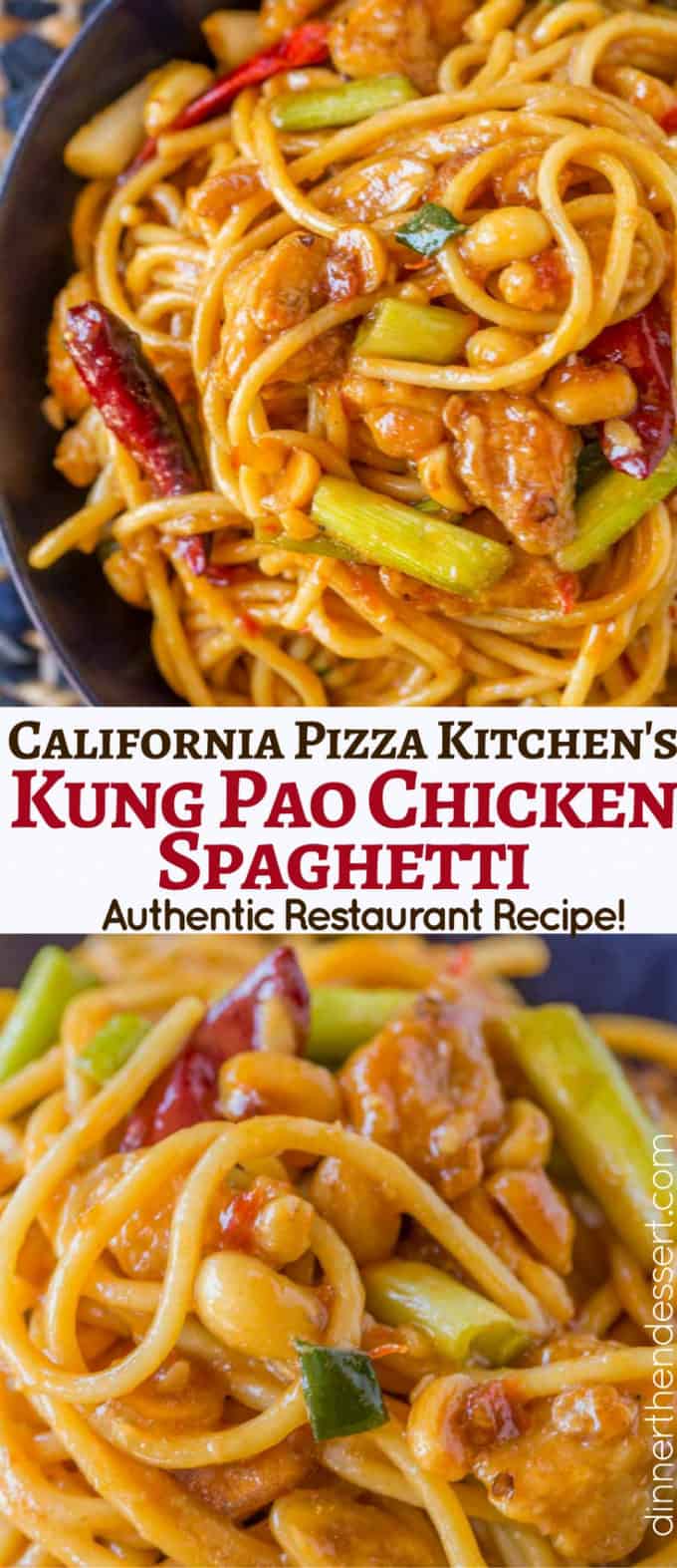 Kung Pao Chicken Spaghetti is deliciously spicy and sweet, a fan favorite and all time best seller from California Pizza Kitchen that you can make at home.