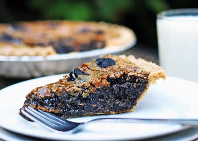 A deliciously melty, warm, oreo chunk cookie with white chocolate chips baked into a buttery crisp pie crust. Serve alone (this is a very rich pie!) or with ice cream or whipped cream.