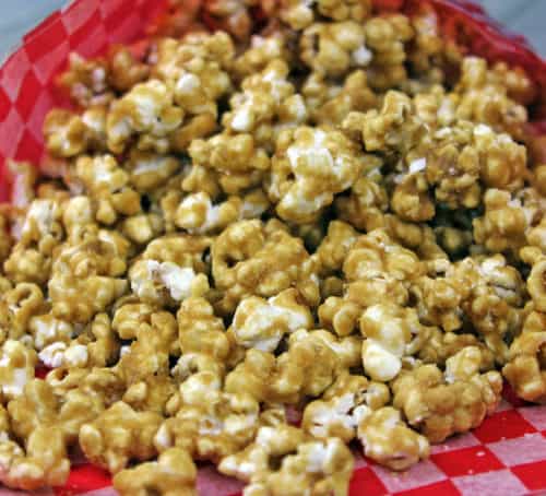 Crispy, chewy, buttery, salty and sweet! What more could you ask for in a recipe? This Caramel Popcorn hits all the notes! With just a few ingredients you'll have the best, freshest, caramel corn you've ever tasted and you'll never go back to the bagged or microwaved variety again!