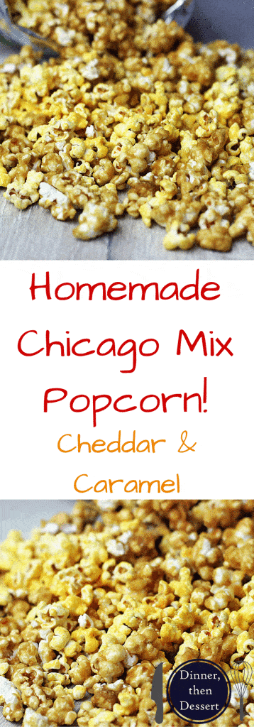Salty & Sweet. Cheesy & Buttery! This mix of popcorns is a fantastic mix of flavors commonly referred to as Chicago Popcorn! You've seen it in popcorn stores and in pre-made bags, but now you can make it at home!