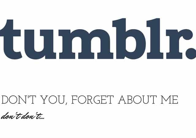 Tumblr. Social Media Marketing.