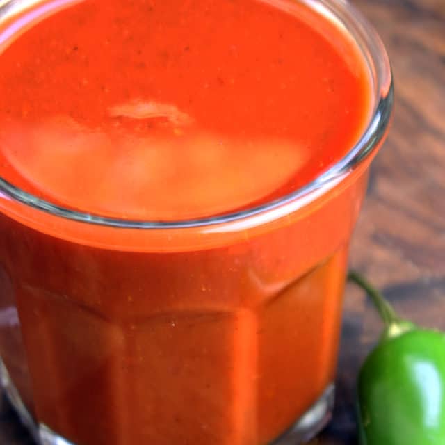 Ditch the can, feel like you're at your favorite Mexican restaurant in ten minutes! Homemade Enchilada sauce that is so good you'll top it on everything, even your eggs!