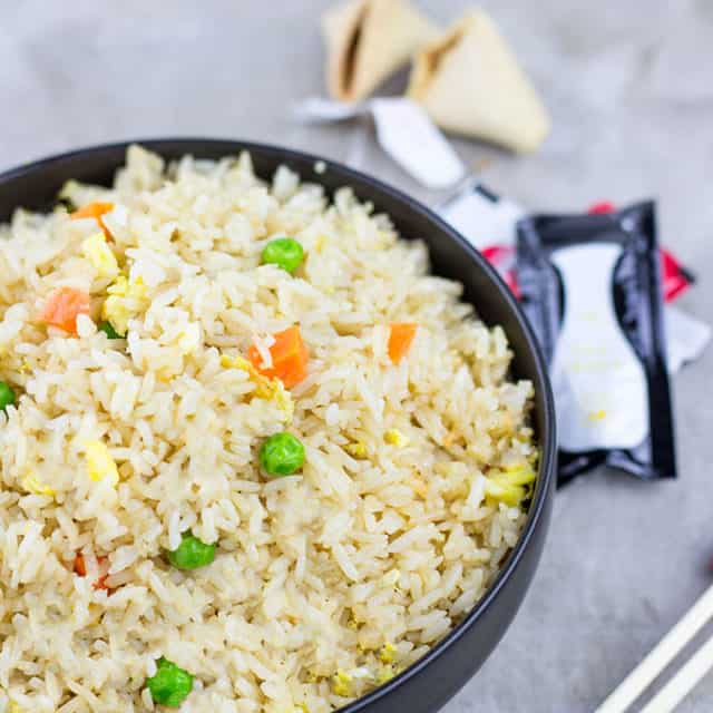 Panda Express Fried Rice is the most popular side ordered and with good reason. Salty and savory, with veggies mixed in the rice is a great counterpart to your favorite two entree plate...at home!