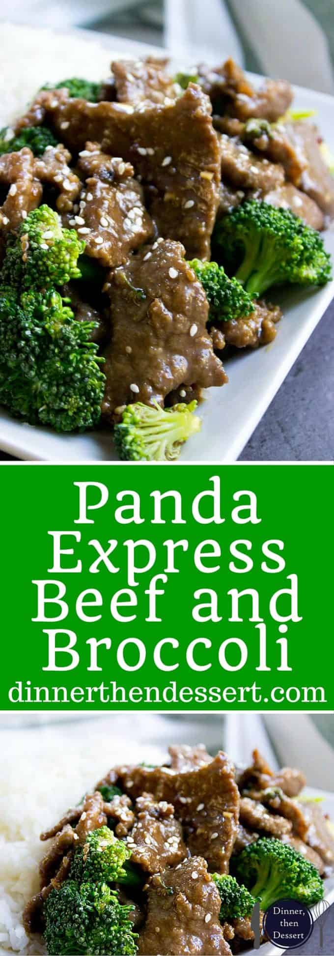 A Panda Express Beef and Broccoli delicious spot-on copycat with tender stir fried flank steak and steamed broccoli in a classic ginger soy sauce.