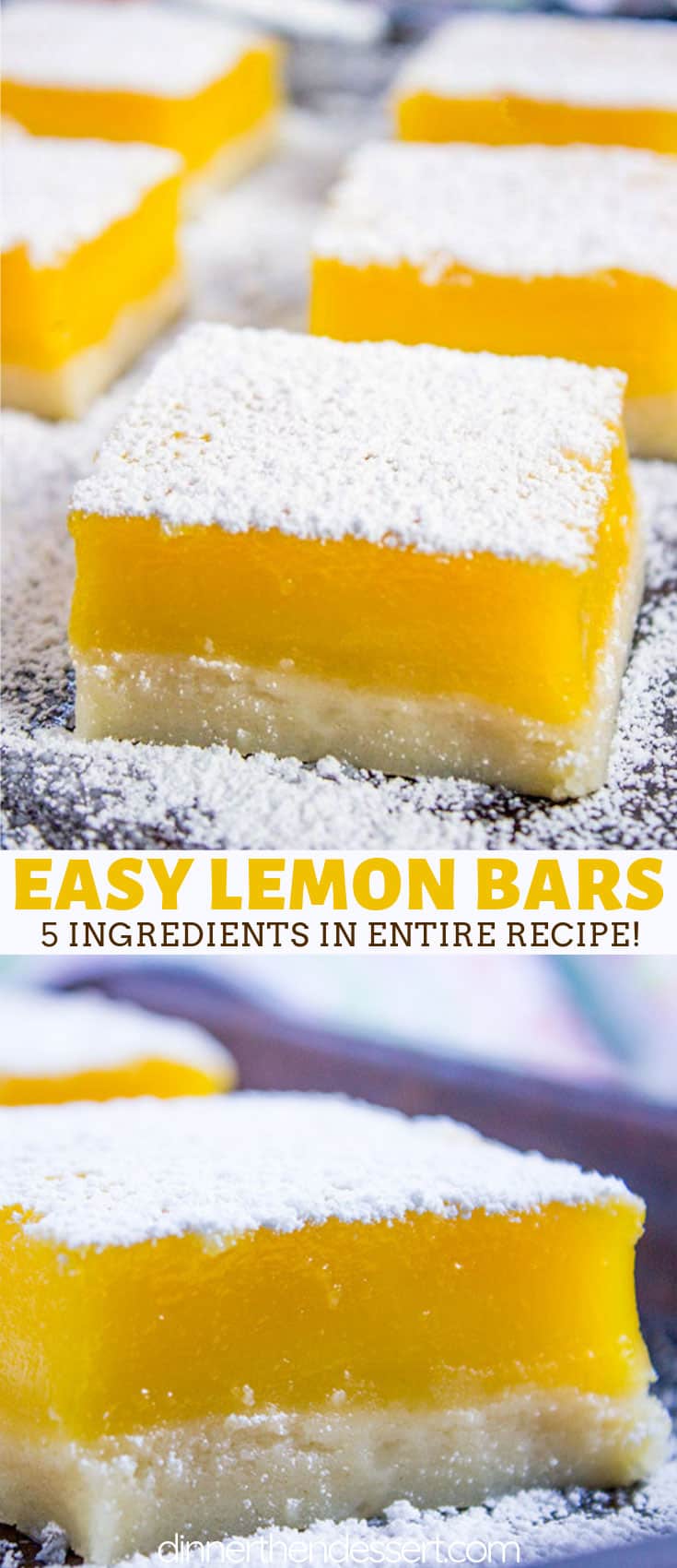Easy Lemon Bars (Lemon Squares)