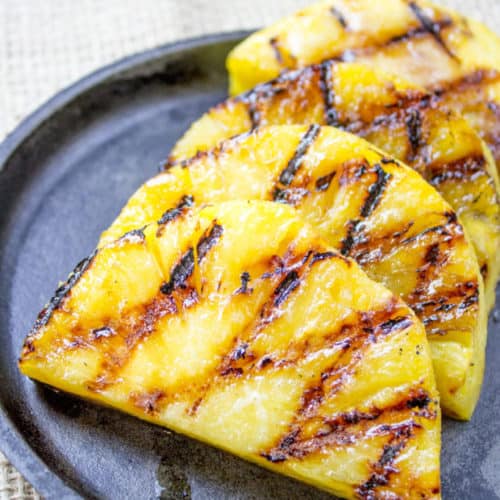 bbq pineapple ready to serve