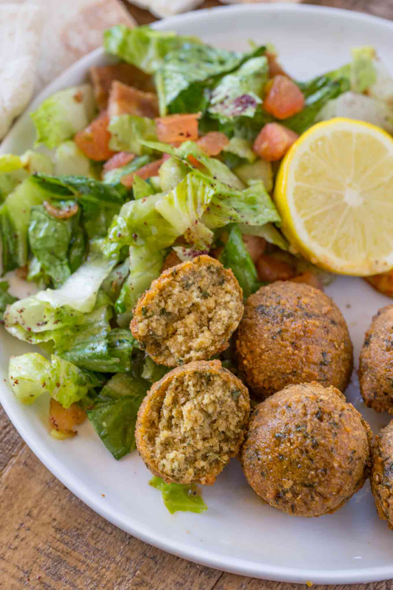 falafel ingredients make this falafel recipe vegan
