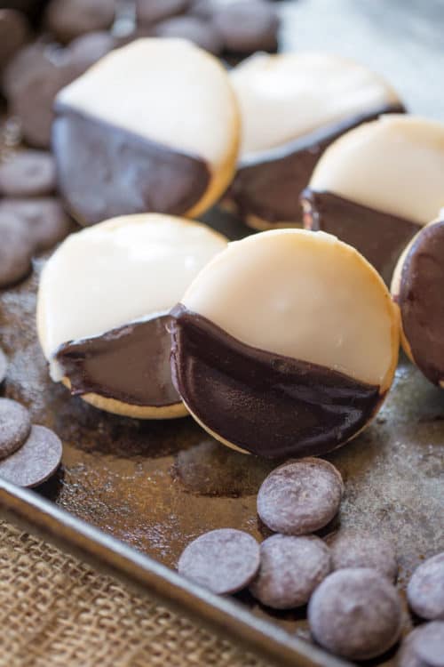 Classic Black and White Cookies