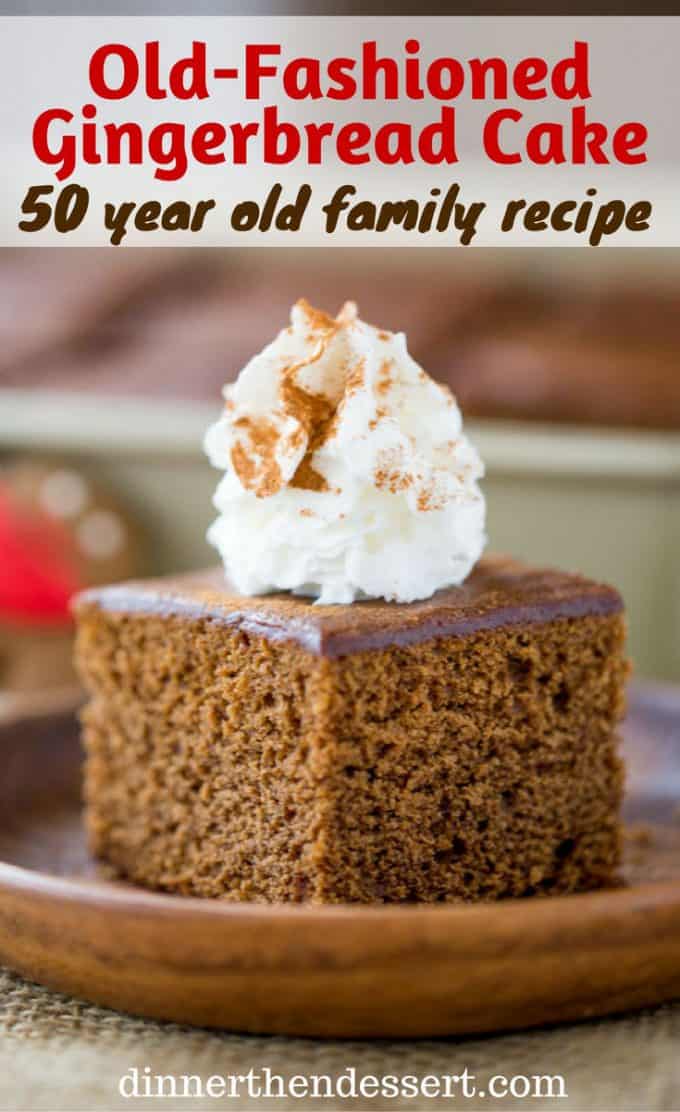 Classic Gingerbread Cake with a rich molasses, cinnamon and ginger flavor is fuss free and the perfect holiday breakfast. Also works great as part of your dessert table.