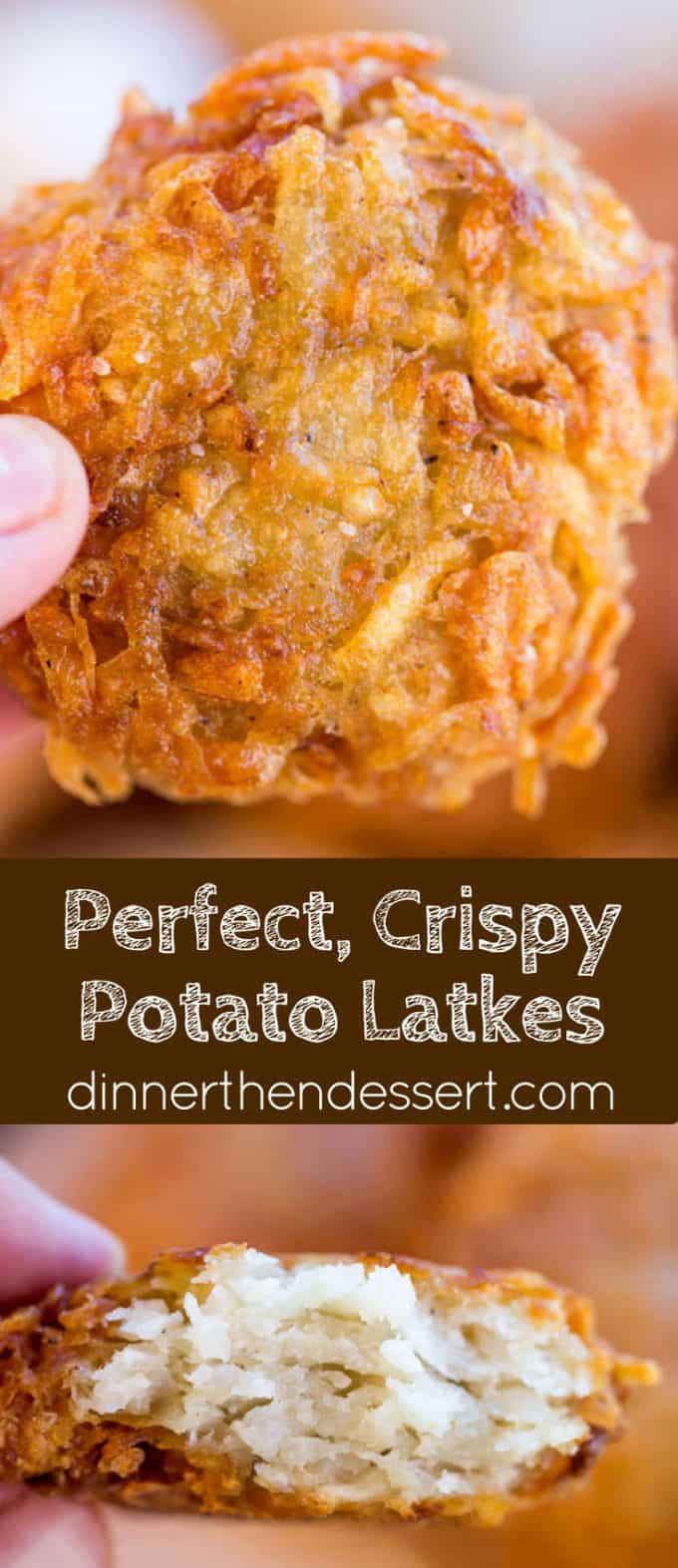 Perfect Potato Latkes with just a few ingredients and a bit of soaking time have the crispiest exteriors with the fluffiest centers. There won't be a single one left over.