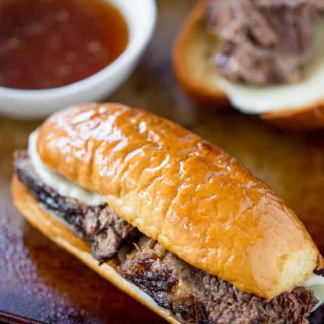 We LOVED these Slow Cooker French Dip Sandwiches!
