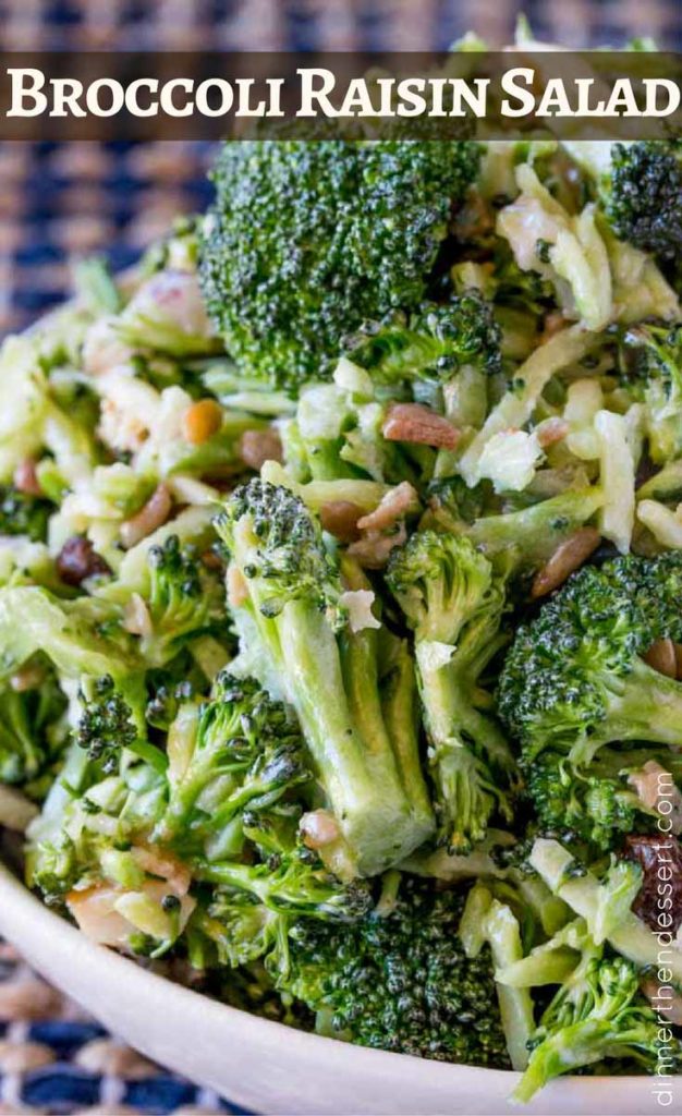 Broccoli Raisin Salad is the perfect summer salad for your barbecues, picnics and summer parties that even your kids will love!
