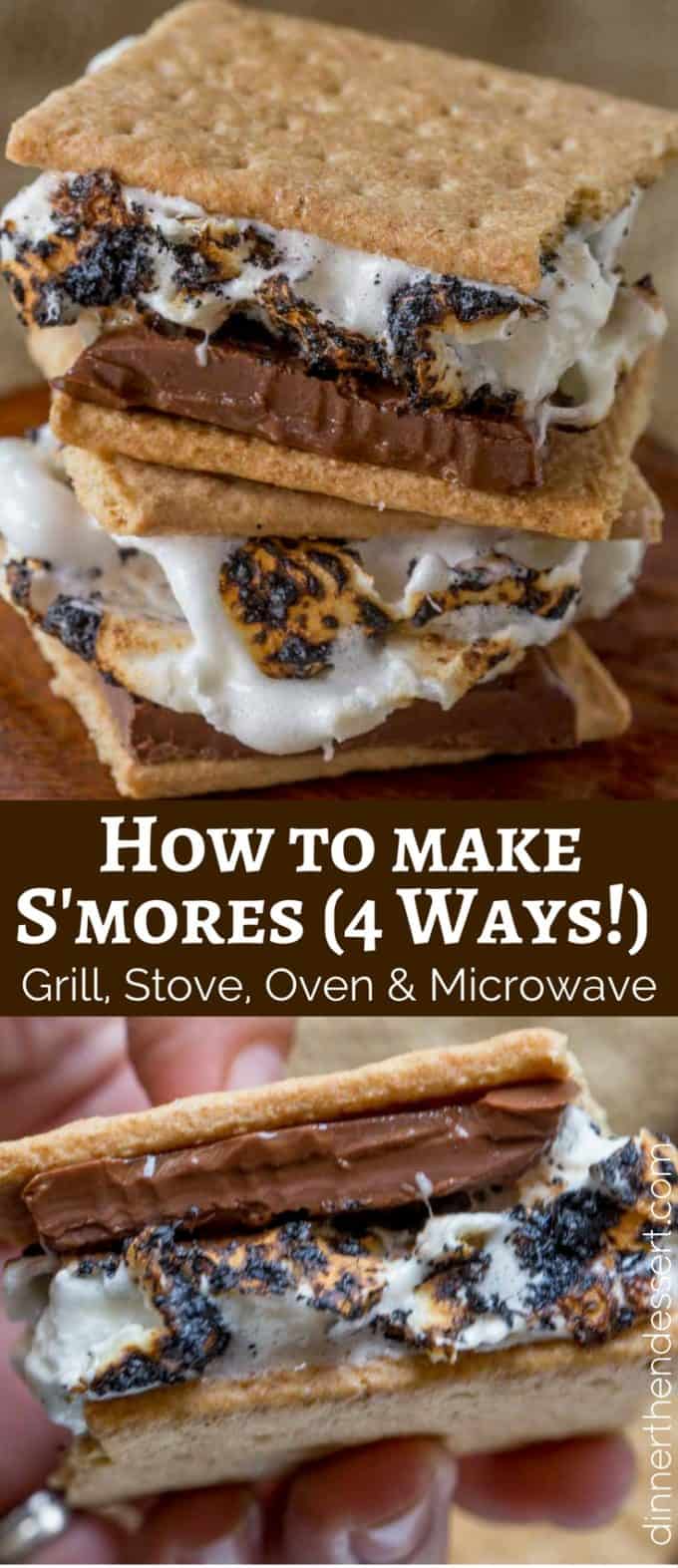 How to make the perfect S'mores that will take you back to your childhood on the stove, in the microwave, in the oven and on the grill.