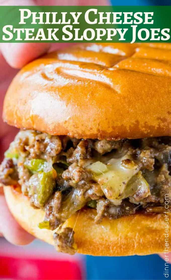 Philly Cheese Steak Sloppy Joes are the best! 