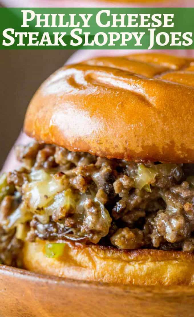 You can make these Philly Cheese Steak Sloppy Joes in just 30 minutes!