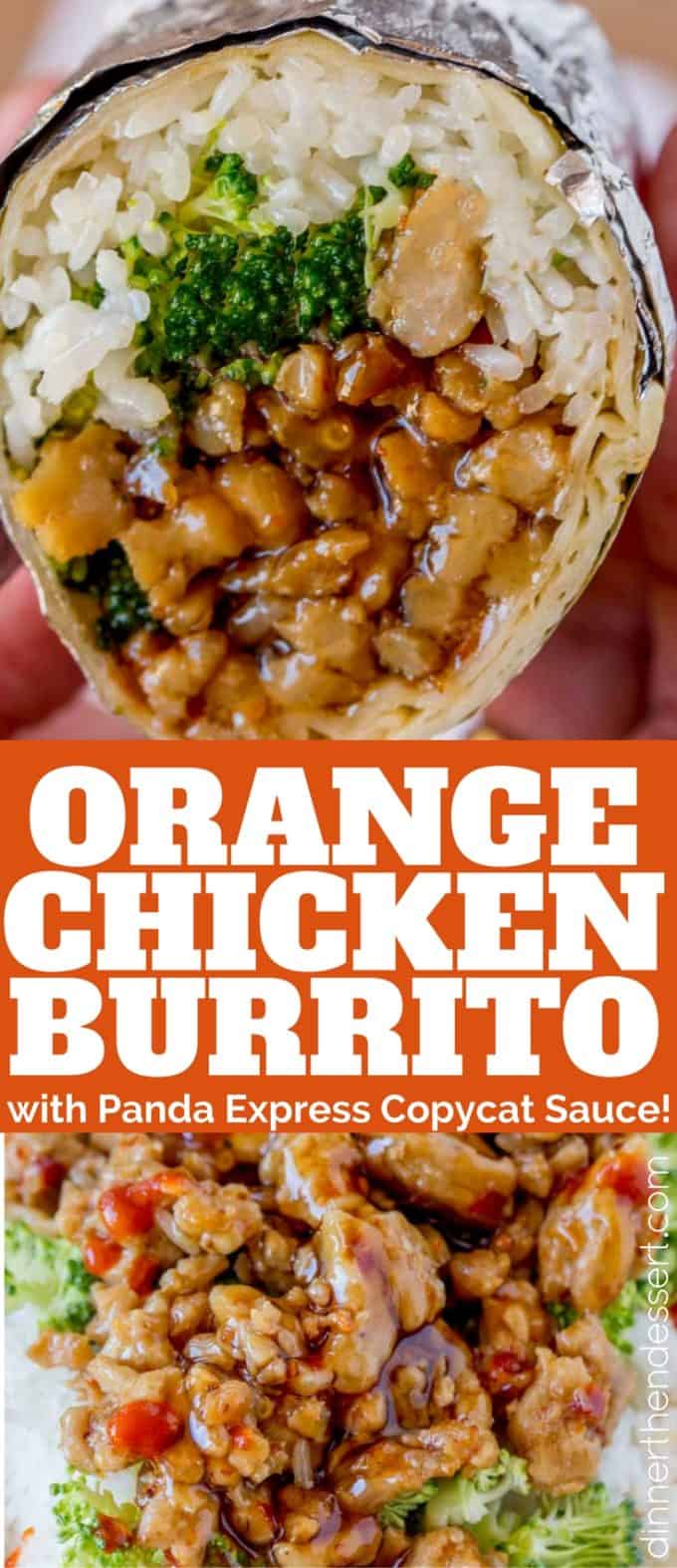 We loved this Orange Chicken Burrito so much we made it twice in one week!
