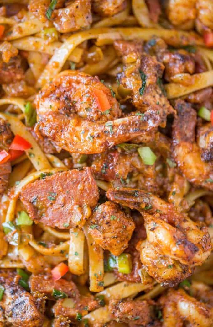 Quick and EASY Jambalaya Pasta in just 30 Minutes!!