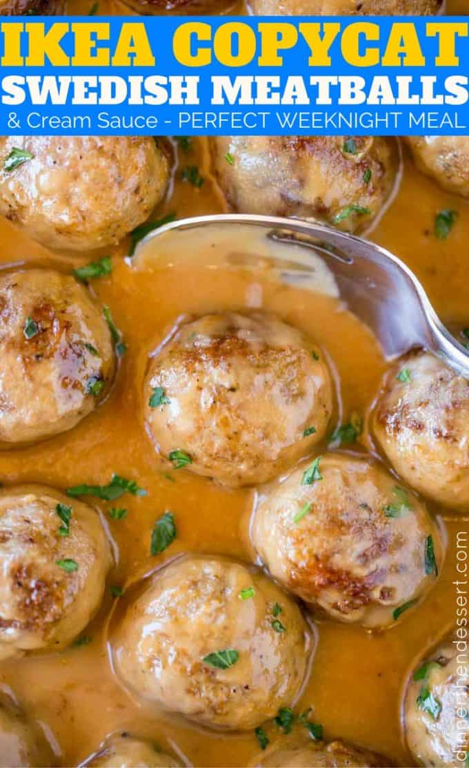 We loved these Swedish Ikea Meatballs so much we made them twice in two weeks!
