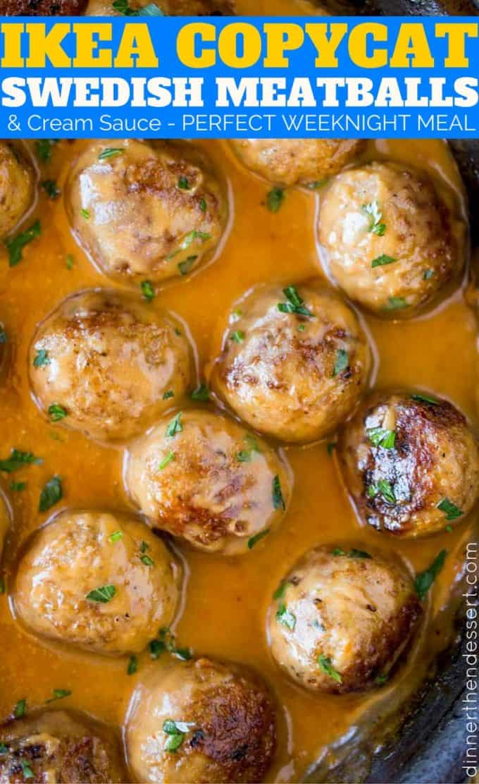 Ikea Swedish Meatballs are an easy weeknight meal and an awesome copycat!