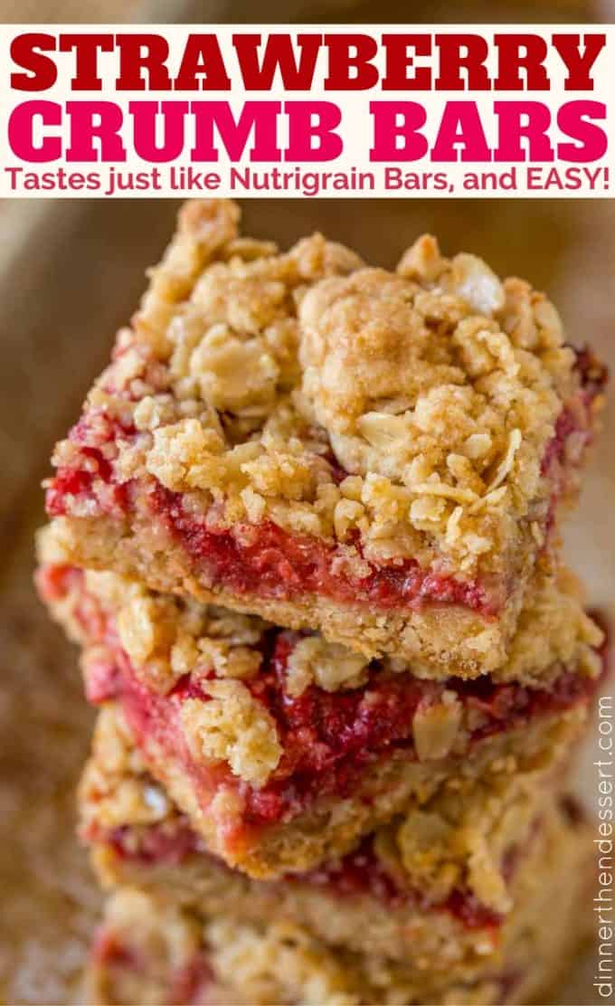 Fresh Strawberry Bars made with real berries and they're SO EASY!