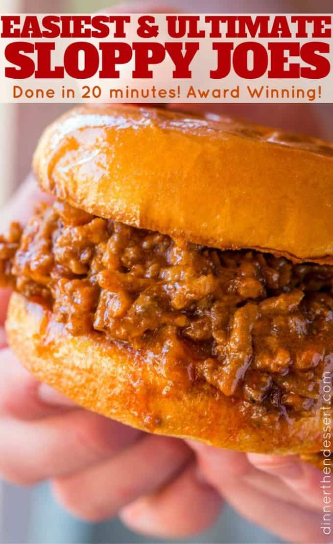 Just 20 minutes from start to finish and you'll have the easiest and ultimate sloppy joes!