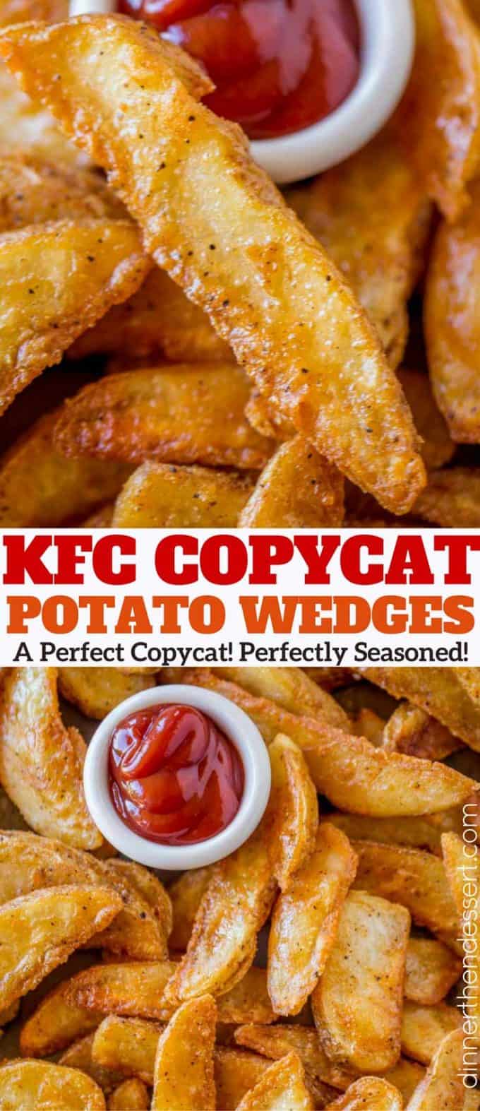 You'll LOVE these KFC Potato Wedges! They're so easy, crispy on the outside and fluffy on the inside!