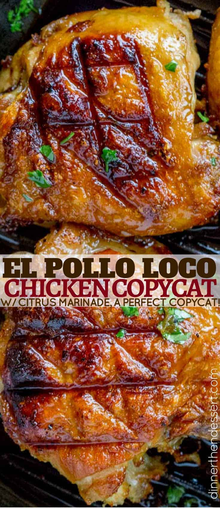 The perfect El Pollo Loco Chicken copycat recipe, marinaded in citrus and spices overnight.