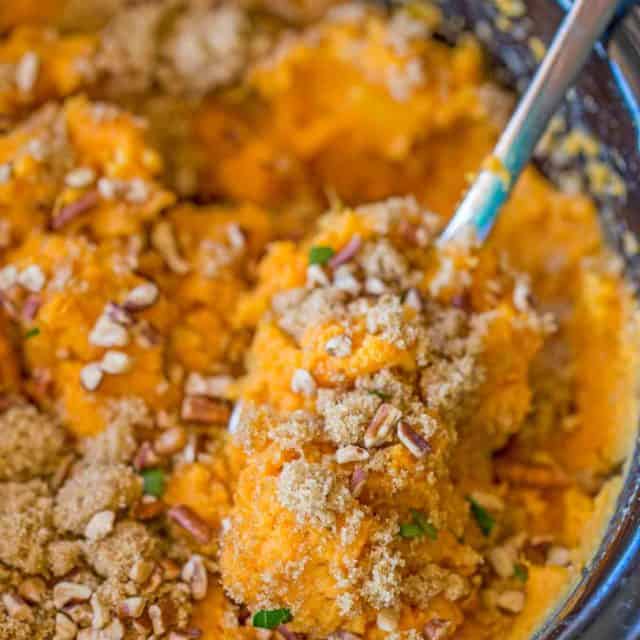 Skip the oven and make these Slow Cooker Candied Yams for Thanksgiving!