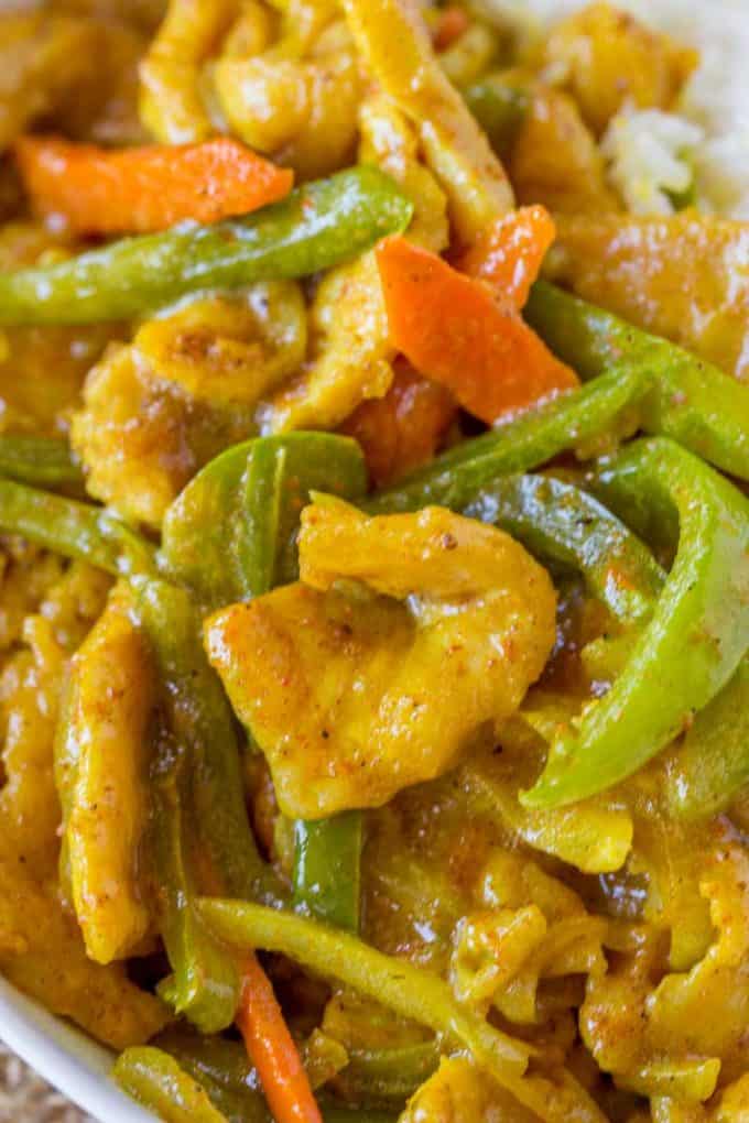 Chinese Curry with Chicken and Vegetables