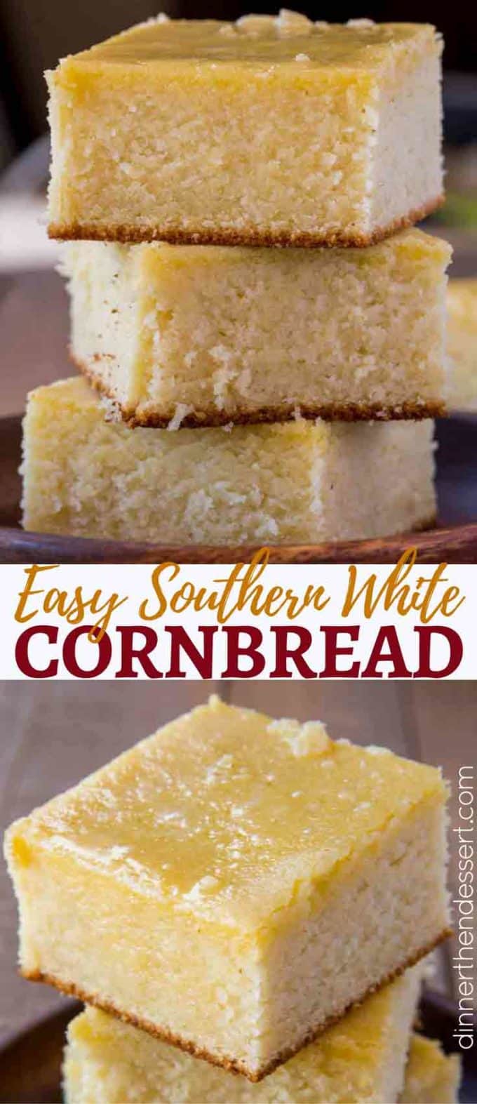 Quick and Easy to make, this Southern Cornbread is perfect and not too sweet!
