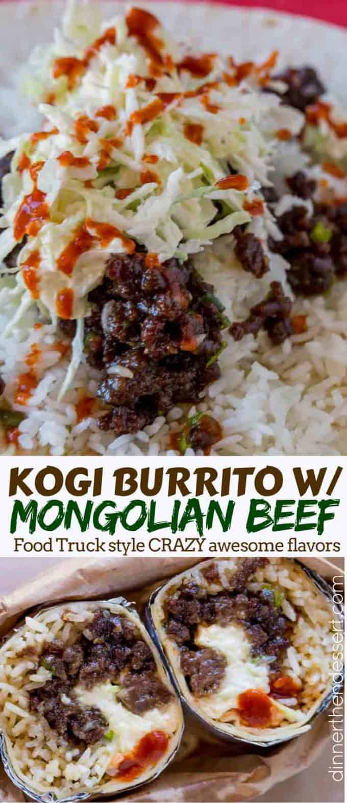 Mongolian Beef Food Truck Asian Fusion Burrito