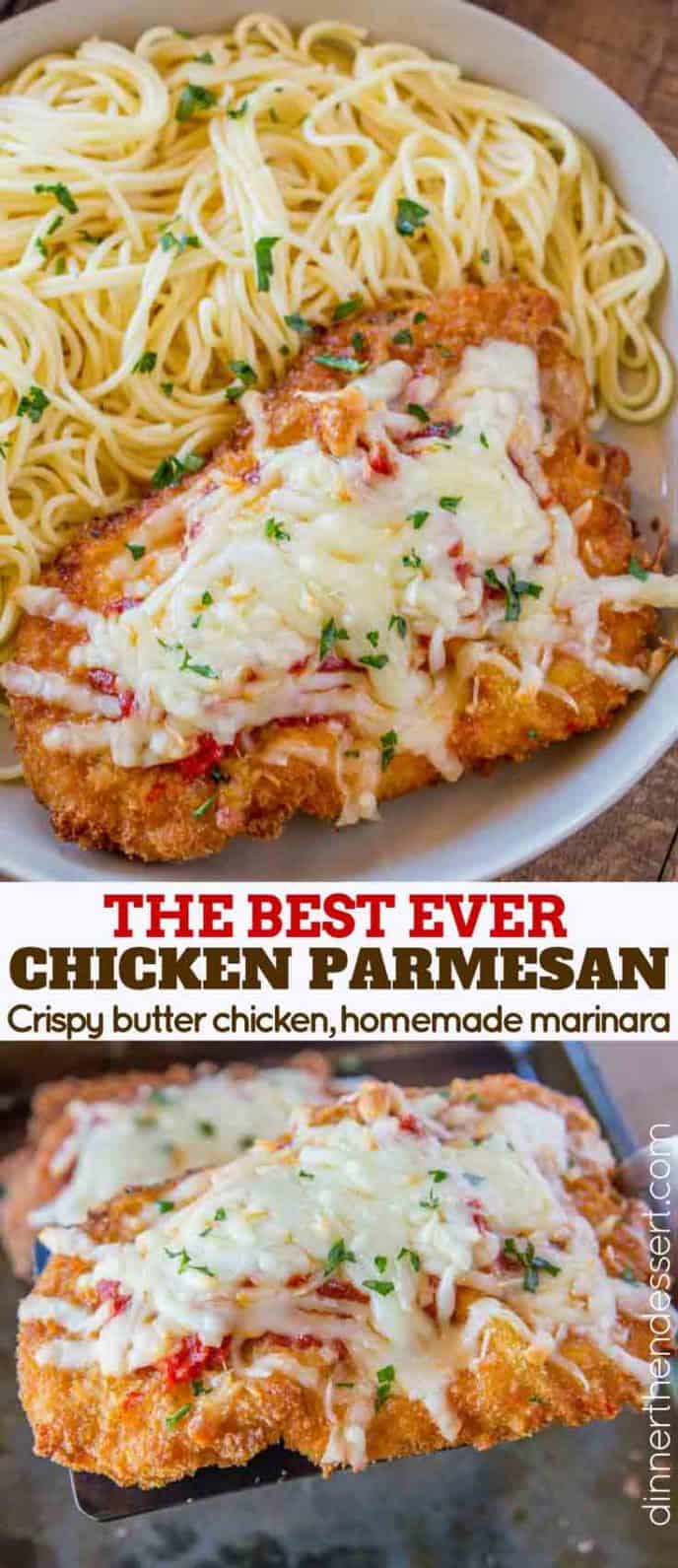 Chicken Parmesan Collage Photos