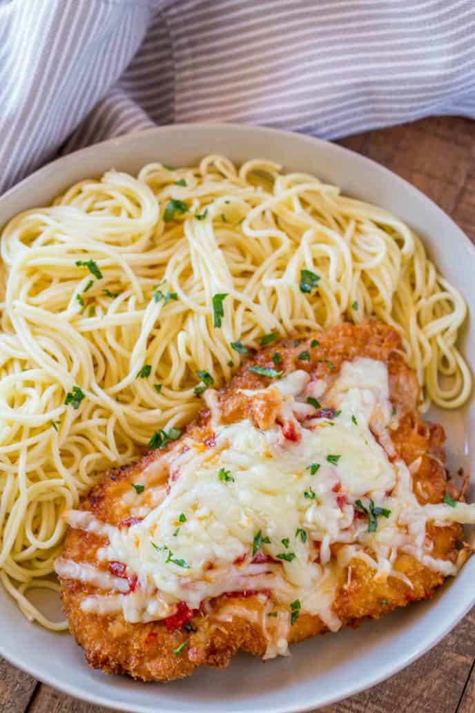 Chicken Parmesan in bowl