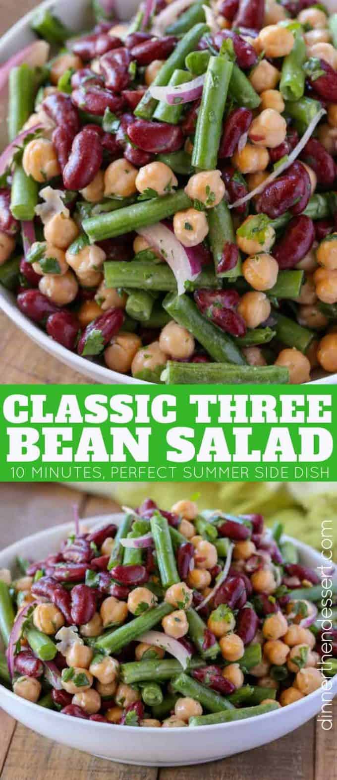 Old Fashioned Three Bean Salad Recipe
