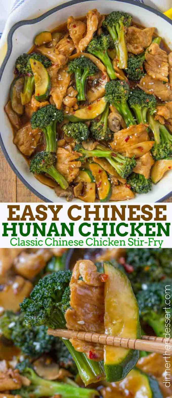 Chinese Hunan Chicken Stir-Fry