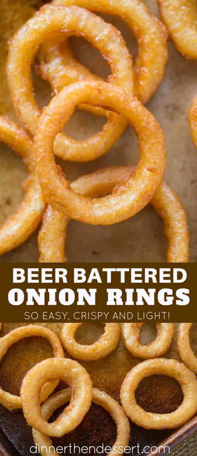 Beer Battered Onion Rings with Buttermilk