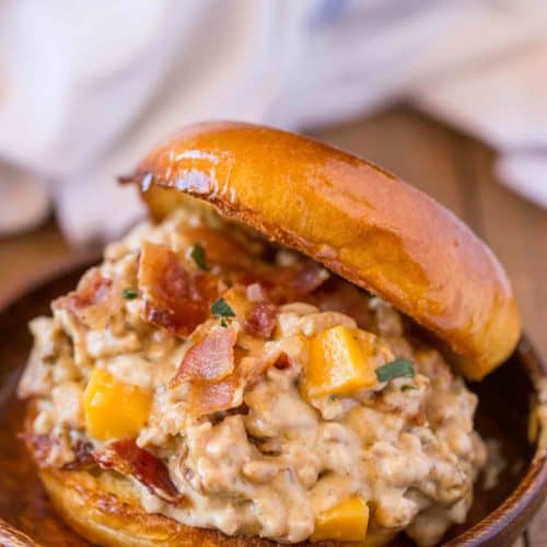 Chicken Bacon Ranch Sloppy Joes