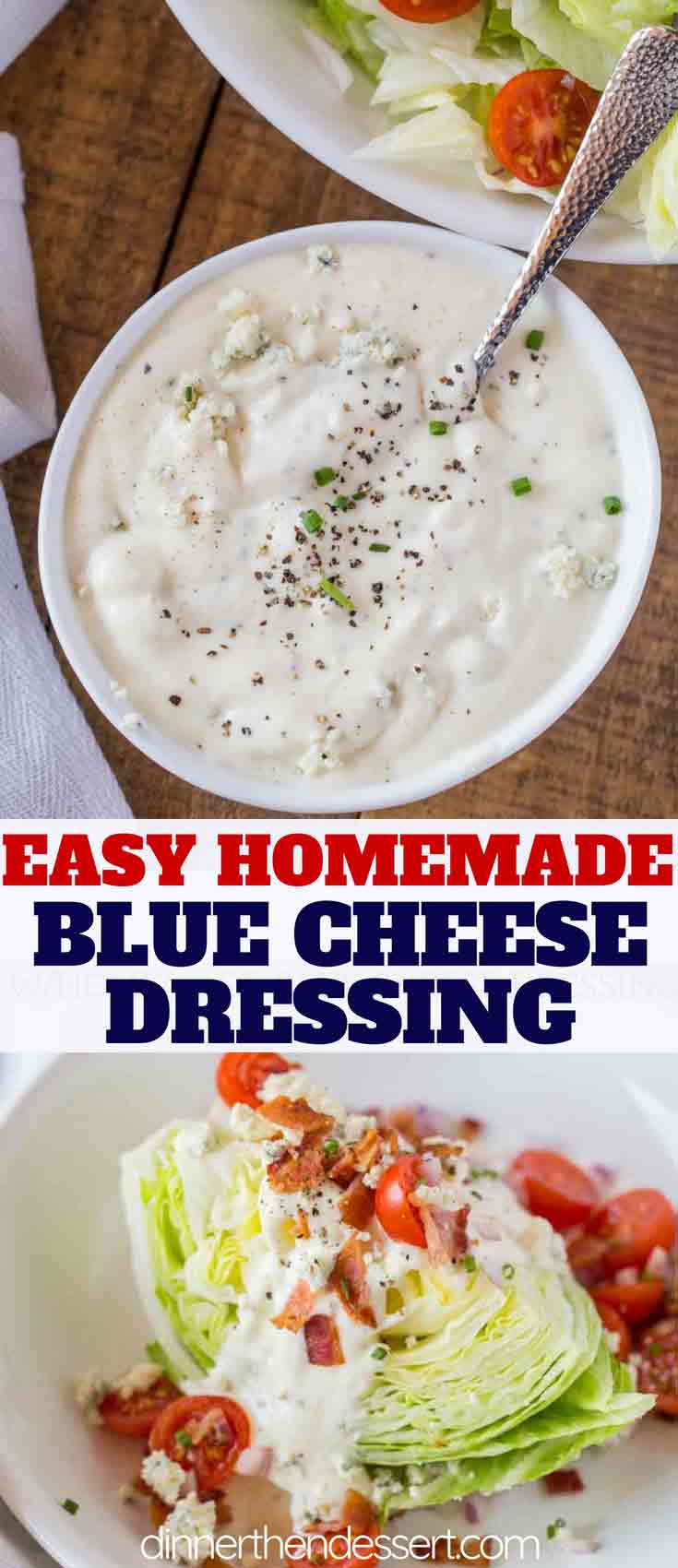 Blue Cheese Dressing collage