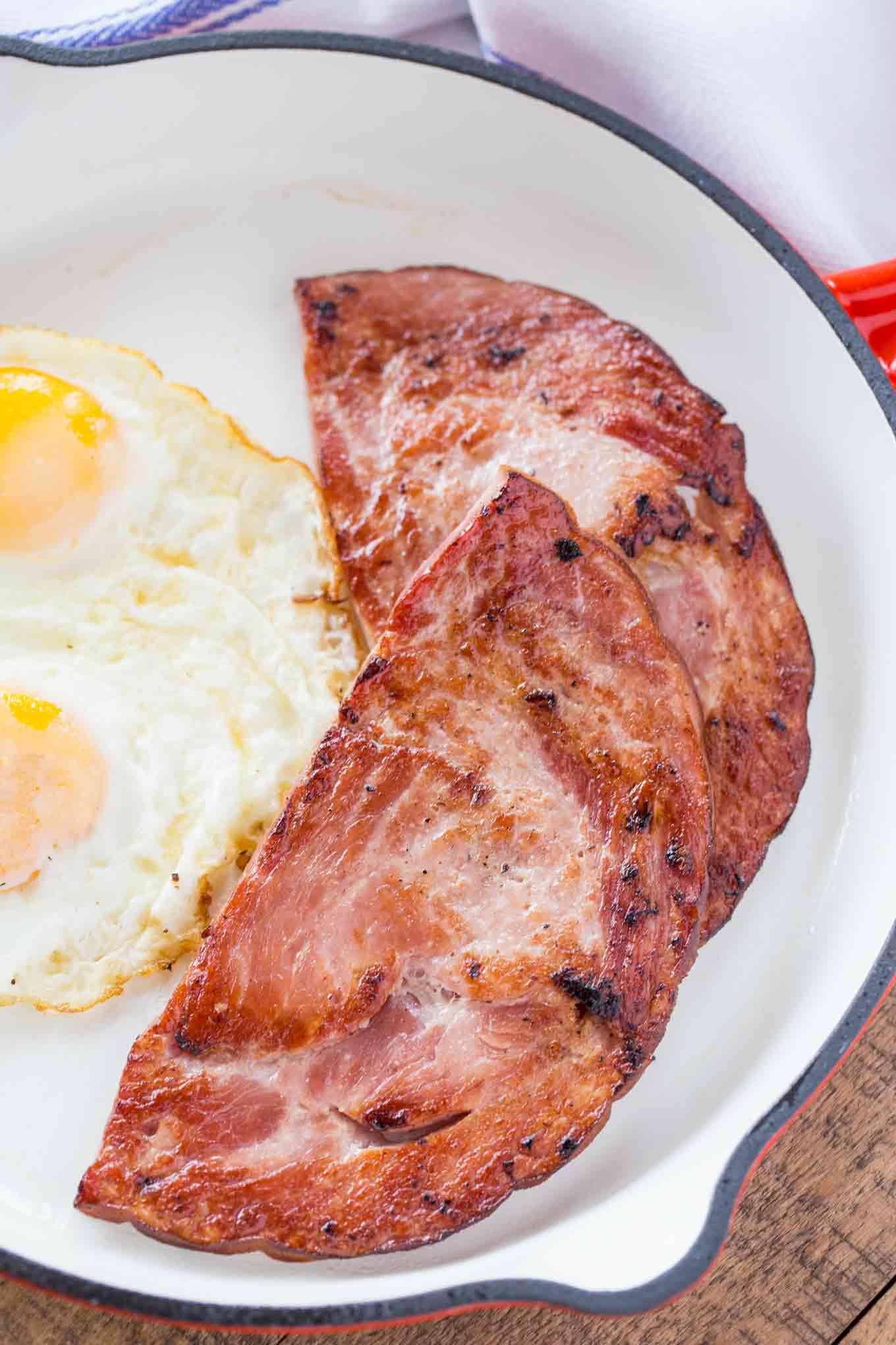 Ham Steak Breakfast Recipe