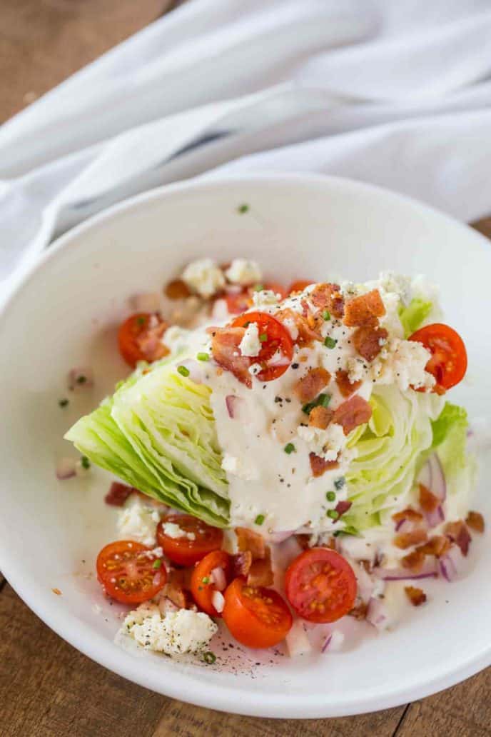 Wedge Salad with Blue Cheese