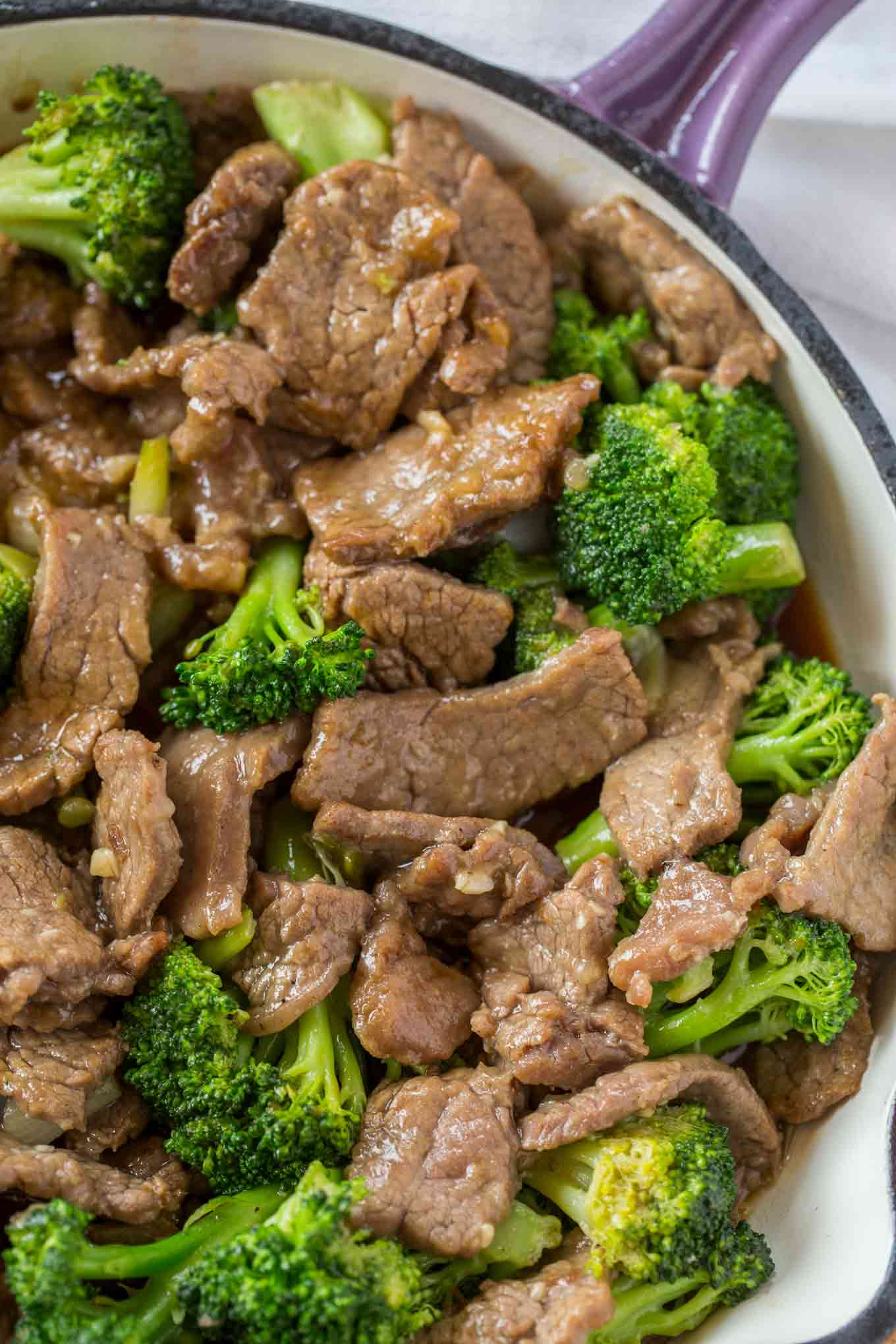 Chinese beef and broccoli