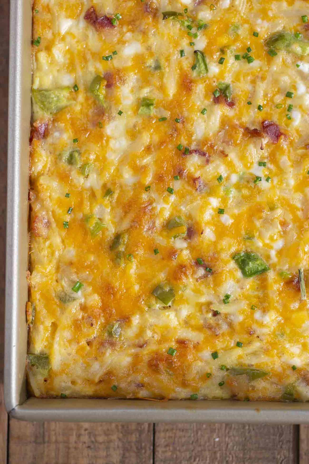 Bacon and Cheese Breakfast Casserole
