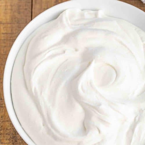 Three ingredient whipped cream
