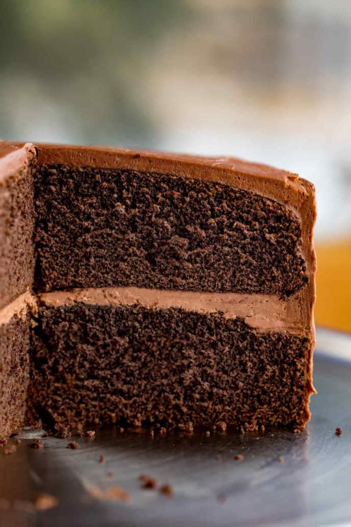 Chocolate Cake with Chocolate Frosting