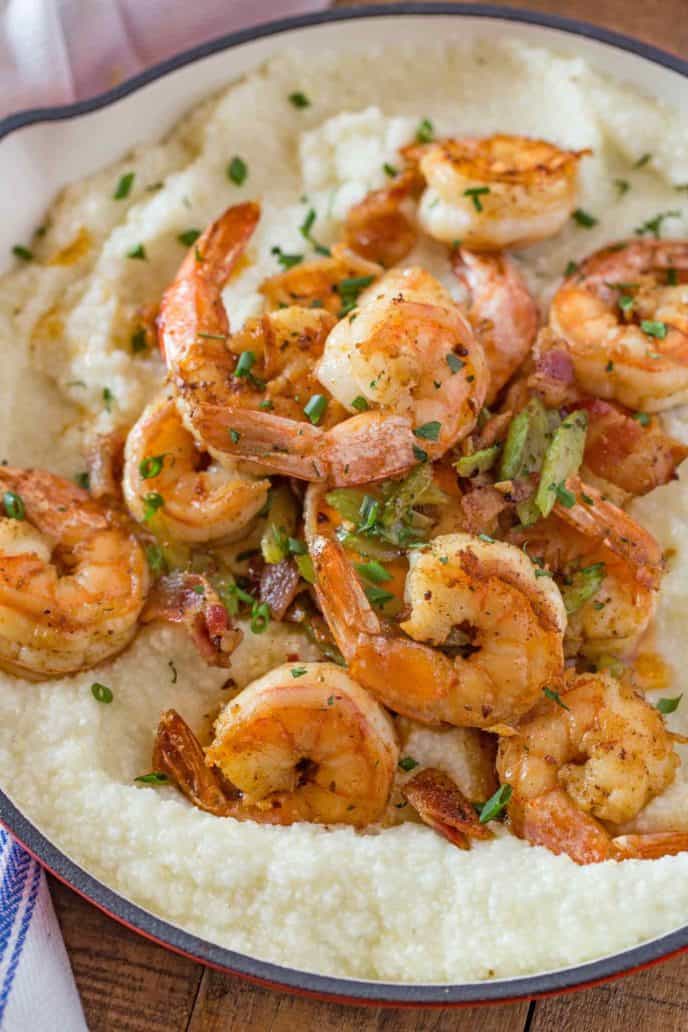 Easy Shrimp and Grits with Creole Seasoning