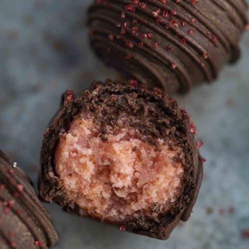 Strawberry Cake Balls